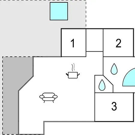 3 Bedroom Cozy In Casa de Férias Tarm